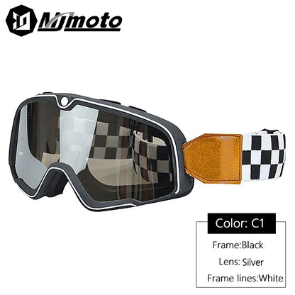 Motorcycle Dust Goggles Enduro Cross Glasses ATV Glasses Moto Motocross 100 Glasses Dirt Bike Off-road Riding Ski Ride Goggles C1