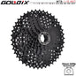GOLDIX Black MTB Cassette 8/9/10/11/12 Speed 40/42/46/50T K7 Bicycle Freewheel Sprocket