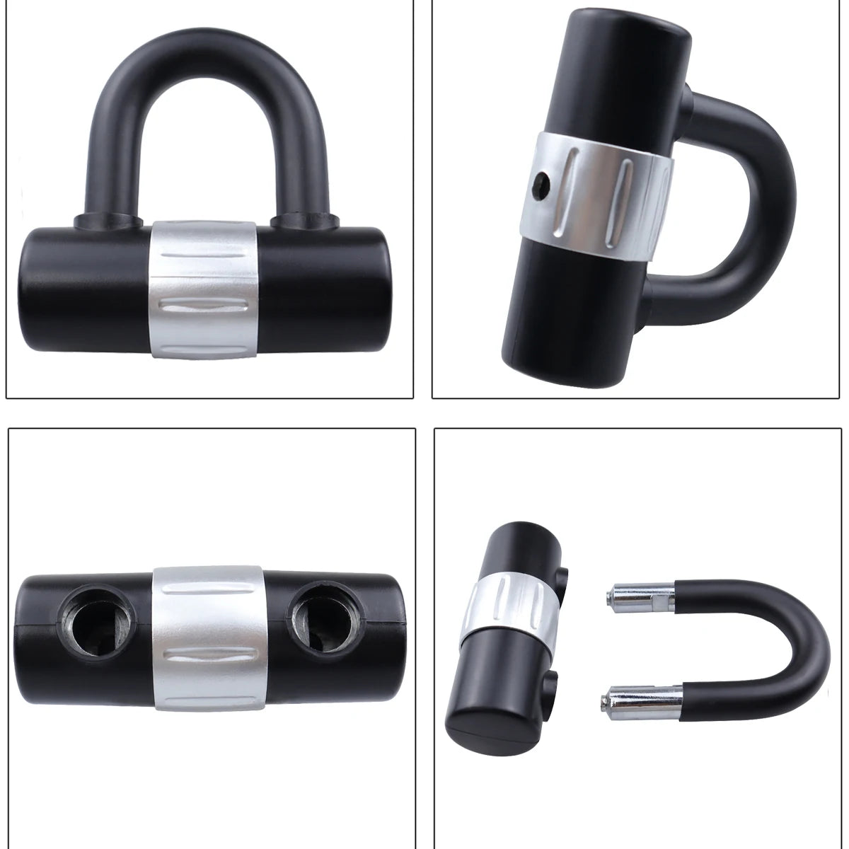 Anti-theft Bike U Lock With 2 Keys 16mm Heavy Duty U Lock Motorcycle Bicycle Dics Lock