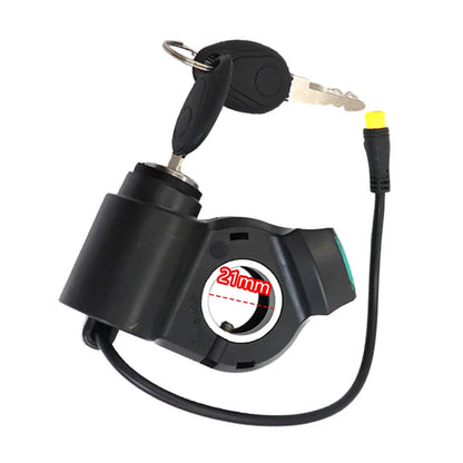 Electric Scooter Thumb Throttle Voltmeter Digital Voltage Display Switch Power with Key Lock Bike Finger Thumb Throttle dropship
