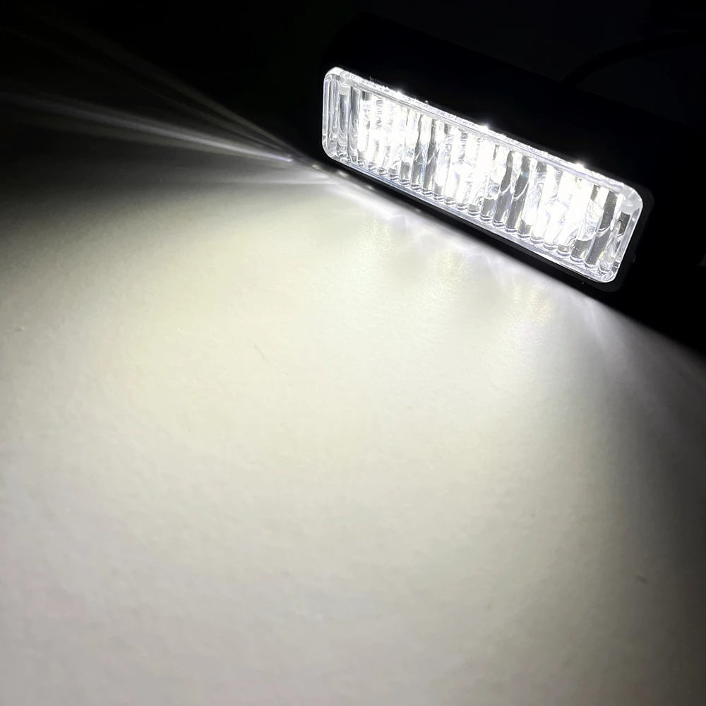 3 LED Emergency Strobe Lights Beacon for Car Truck Hazard Warning Light Surface Mount Vehicle Caution Flashing Light Bar 12V/24V