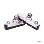 ZTTO Road Bike Brake Shoes C Caliper Hoof Replaceable Rubber Pads CNC Shell Block For Aluminum Alloy Rims Friction Wheel Brake Silver 1 Pair