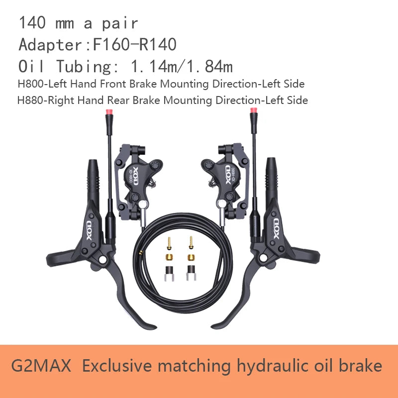 XOD H800/H880 Electric Scooter Hydraulic Disc Brake for KUKirin G2 MAX G2 Master Multiple Models Electric Scooter Brake