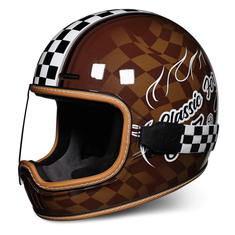 Motorcycle Helmet for Men Women Motorcycle Full Face Helmets Four Seasons DOT Approved Full Helmet TYPE F CHINA