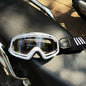 Motorcycle Glasses Windproof Motorcycle Helmet Glasses Sunglasses Retro Universal Leather Retro Motorcycle Accessories BZ-WT-Clear