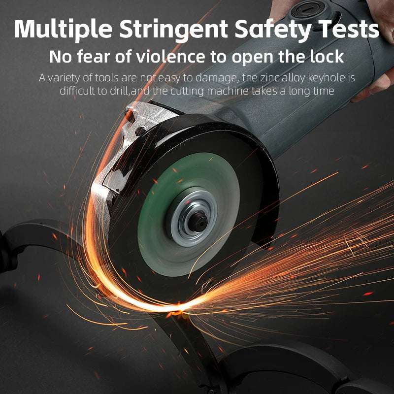 WEST BIKING Foldable Bicycle Lock Anti-theft High Security MTB Road Bike Chain Cable Padlock Durable Portable Cycling Accessory