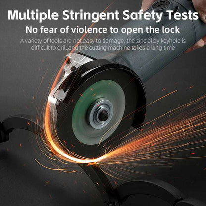 WEST BIKING Foldable Bicycle Lock Anti-theft High Security MTB Road Bike Chain Cable Padlock Durable Portable Cycling Accessory
