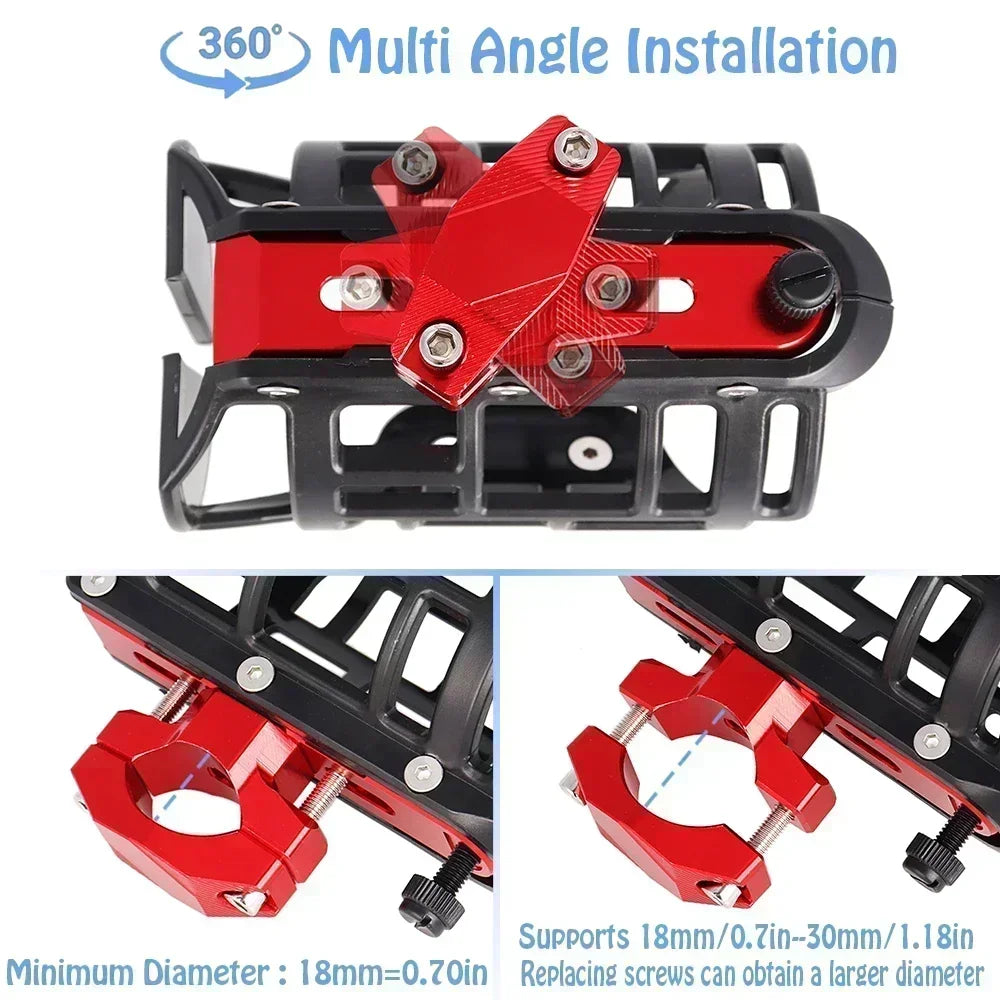 Cup Holder For Yamaha Majesty 250 400 250cc Zuma 50 Bws 125 150cc 50cc Vino50 Vino125 Neo 115 Neos Motorcycle Accessories