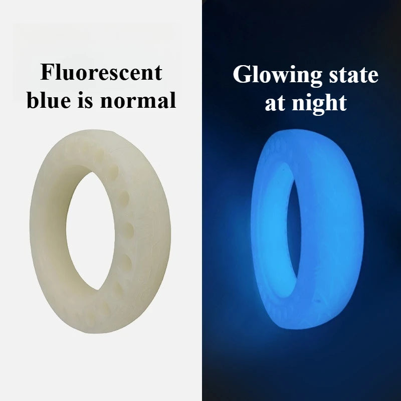 For MAX G30 Universal Electric Scooter Luminous 60/70-6.5 Solid Thickened Abrasion Resistant Explosionproof Honeycomb Tires