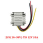 DC 24V 36V 48V 60V 72V 18-90V to 12V 10A 20A 30A 40A DC DC Converter Step Down Voltage Regulator Transformer Car Power Supply 10A24V(18-36V)to12V Universal 12V