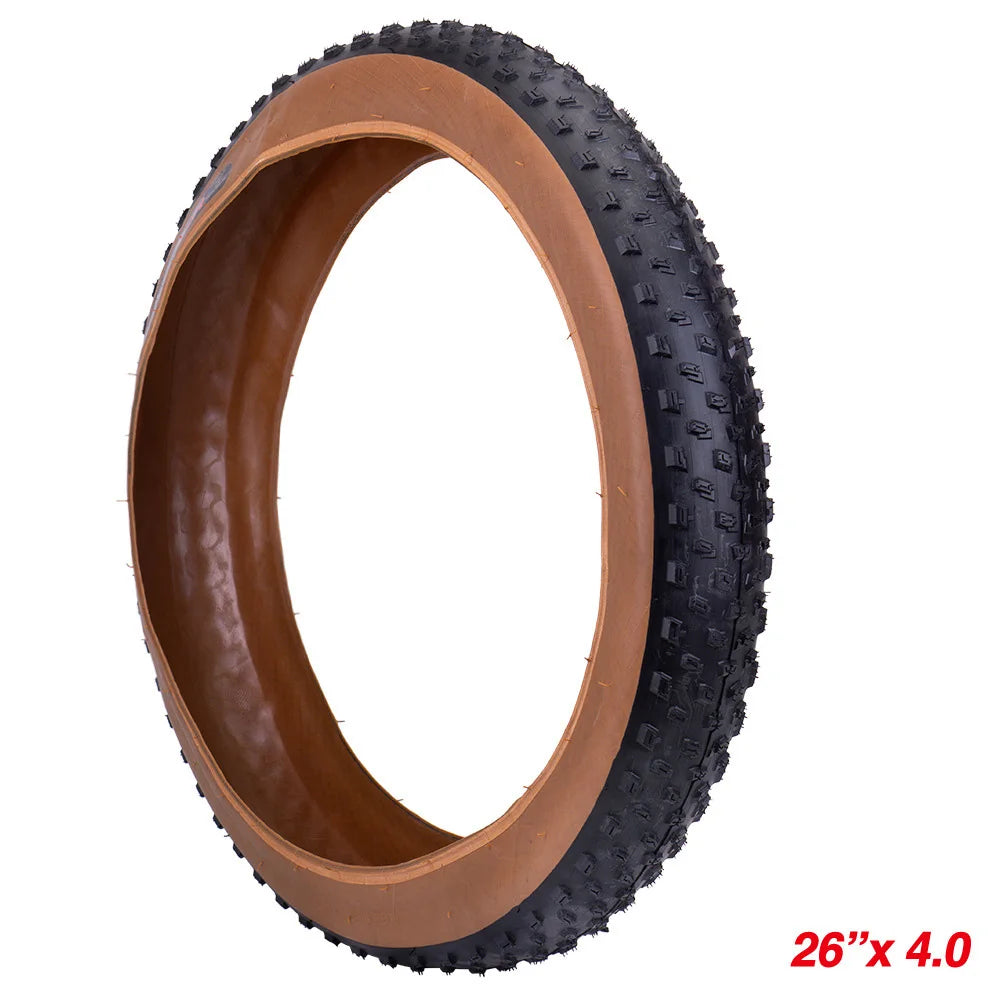 20 x 3.0 Inch Fat Bike Tire Rubber Bike Folding Tires Snow Beach Bicycle Replacement Tire