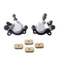 Motorcycle Front/Rear Hydraulic Brake Calipers For 2 Stroke 43 47cc 49cc 97cc Pocket Bike Mini Moto Dirt Bike Moped Scooter ATV 1 Pair
