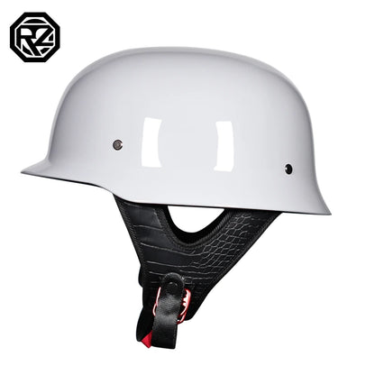 German style motorcycle helmet capacetes open face retro A5