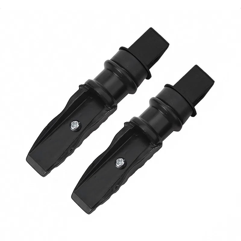 8MM Hole Aluminum Motorcycle Rear Passenger Foot Pegs Pedals Footrest Scooter Foot-Peg Motorbike Pedal Modification 2pcs /set