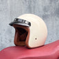 Motorcycle Half Open Face Four Seasons Universal Semi-open Motocross Helmet White