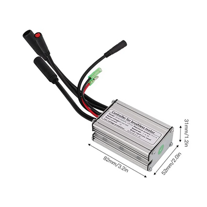E-Bike Controller 36V / 48V 9 Tubes 15A Waterproof Connector Controller for 36V / 48V 250W Brushless Motor