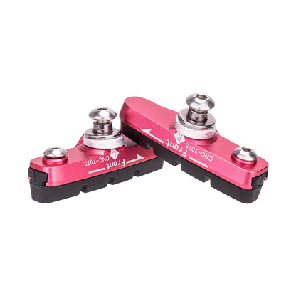 ZTTO Road Bike Brake Shoes C Caliper Hoof Replaceable Rubber Pads CNC Shell Block For Aluminum Alloy Rims Friction Wheel Brake