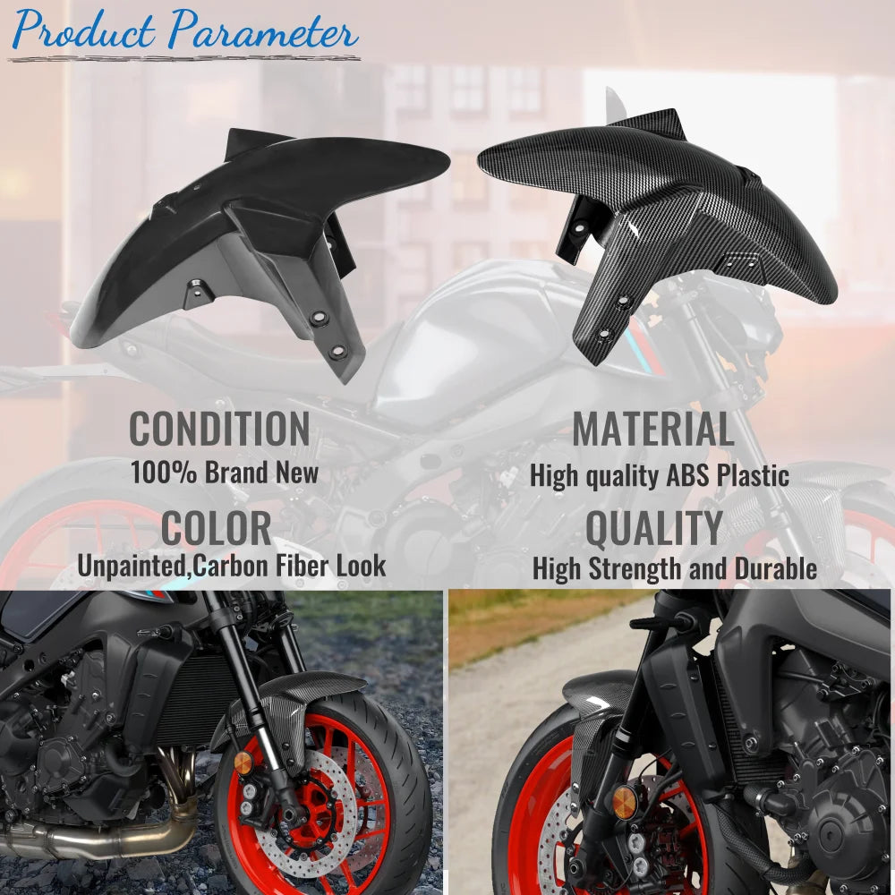 For Yamaha MT09 MT 09 2013-2020 Tracer900 Tracer 900 2015-2020 Fender Front Mudguard Motorcycle Splash Guard Protector Cover