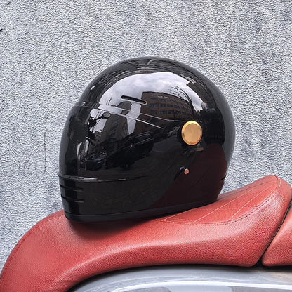 Full face motorcycle helmet - Classic design, suitable for both men and women, with safety protection certified by DOT 3 China
