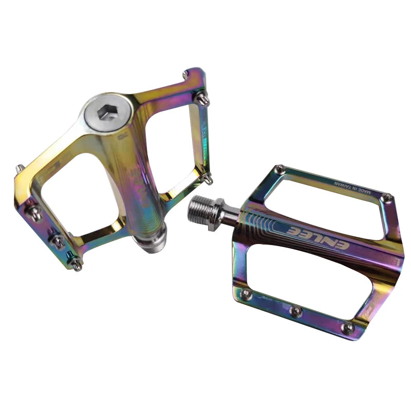 ENLEE Pedal Aluminum Alloy Pedal Mountain Road Bike Bearing Pedal Folding Bicycle General Cycling