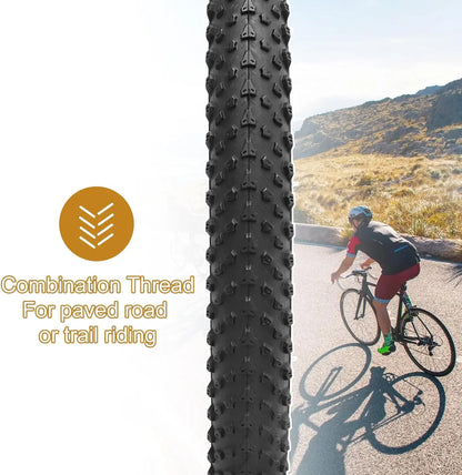 ZUKKA 1Pack Mountain Brown Side Bike Tire 20/24/26/27.5/29 Inch Strong Grip Bicycle Tire for MTB Mountain Bicycle Bike Tyre