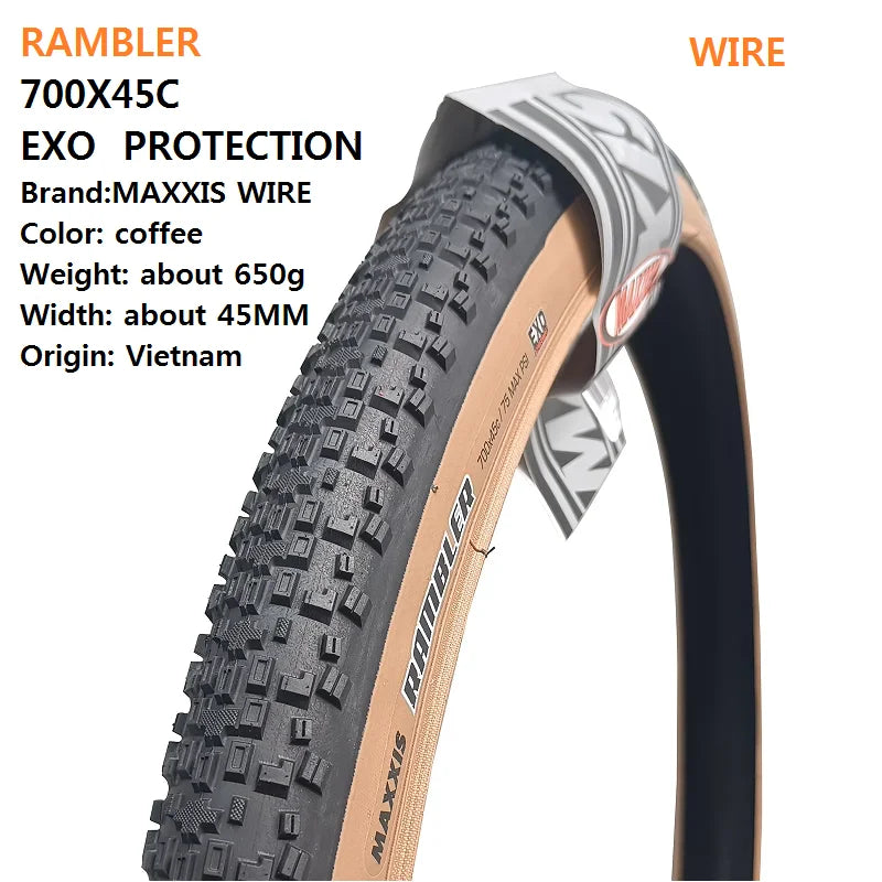 GRAVEL RAMBLER GMTB BICYCLE TIRE OF BIKE TYRE 700X40C 700X45C 40/45-622 650X47B 47-584 650B 700C 60TPI 700X45C WIRE Y Wire China