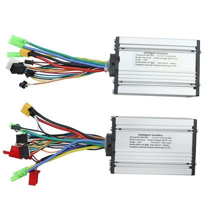 Electric Scooter Repair Part 48V60V 28A Dual Drive Controller High Quality LCD Instrument Switch Accelerator With Medicine Spoon