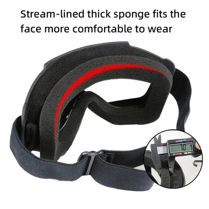 Goggles Full Face Hd Transparent Fog-proof Sand-proof Electric Welding Protective Glasses Versatile Breath-proof Windproof Mask
