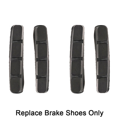 ZTTO Road Bike Brake Shoes C Caliper Hoof Replaceable Rubber Pads CNC Shell Block For Aluminum Alloy Rims Friction Wheel Brake