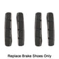 ZTTO Road Bike Brake Shoes C Caliper Hoof Replaceable Rubber Pads CNC Shell Block For Aluminum Alloy Rims Friction Wheel Brake Rubber 2 Pairs