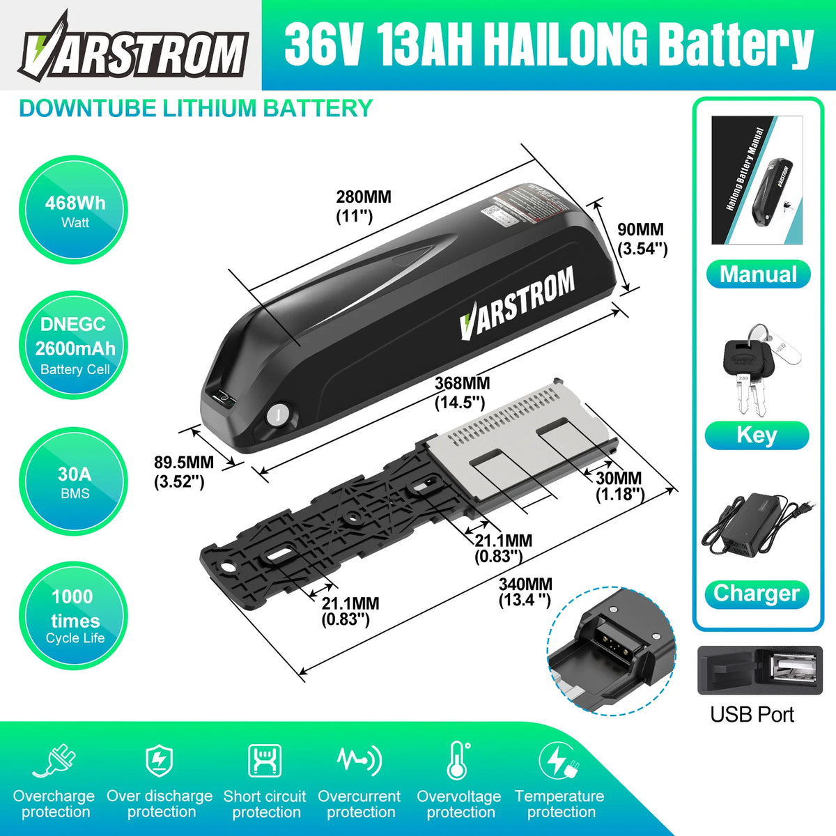 36V13Ah HL Battery