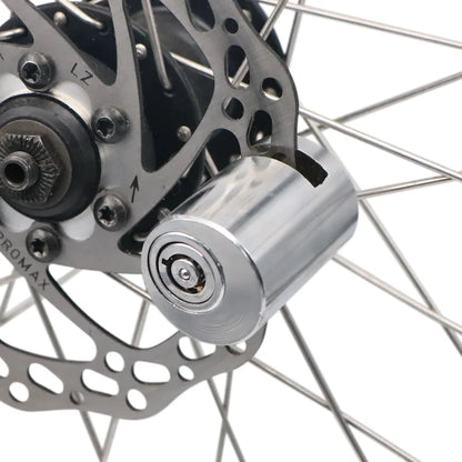 Stainless Steel Bicycle Motorcycle Locomotive Disc Brake Lock Waterproof Anti-Theft Security Sturdy Wheel Disc-Brake Lock RR7085
