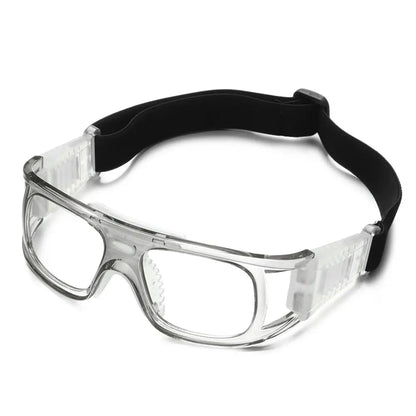 Men Windproof Football Eyeglasses Outdoor Sports Glasses Soccer Basketball Eye Protect Goggles Impact Resistance Cycling Eyewear grey