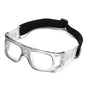 Men Windproof Football Eyeglasses Outdoor Sports Glasses Soccer Basketball Eye Protect Goggles Impact Resistance Cycling Eyewear grey