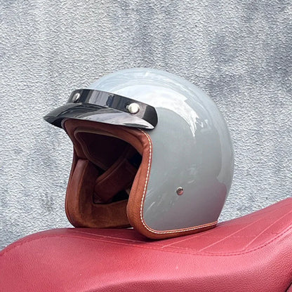Motorcycle Half Open Face Four Seasons Universal Semi-open Motocross Helmet