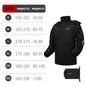 WOSAWE Motorcycle Raincoat 100% Waterproof Reflective Moto Rain Jacket Motocross Rain Coat for Men Women Cycling Motocross Gear ME214B Jacket