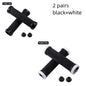 Bicycle Grips BMX Bike Handbar Grips Rubber Bilateral Lock Mountain MTB Bikes Handlebar Grips Non-slip Cycling Bike Accessories black white