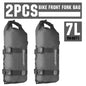 Rhinowalk Bike Front Fork Bag Waterproof 4L/7L Quick Release Cycling Fork Rack Bikepacking Luggage Bag With Mounting Base Black-7L-2PC