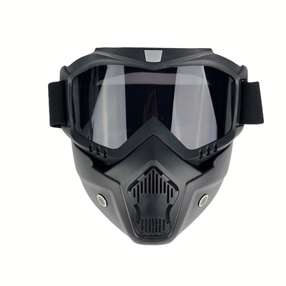 Windproof Mask Goggle HD Motorcycle Outdoor Sport Glasses Eyewear Riding Motocross Summer UV Protection Sunglasses GRAY-LENS