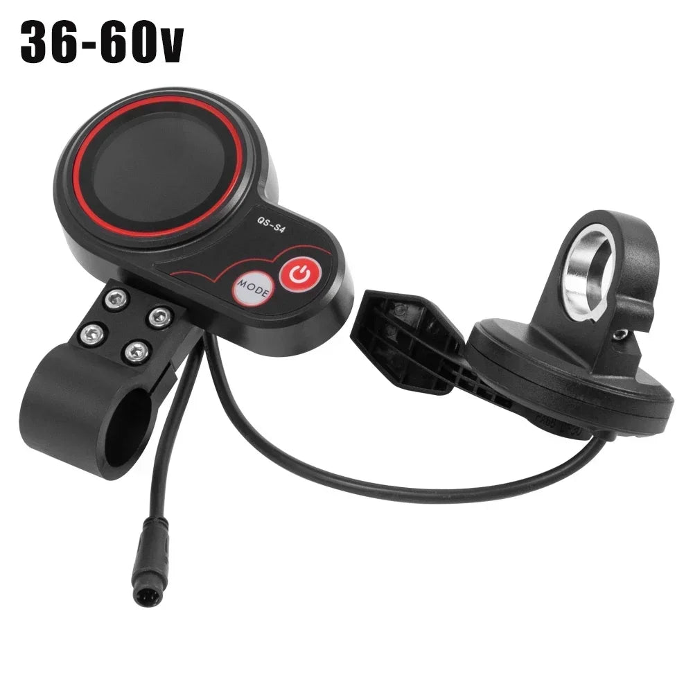 Electric Scooter Thumb Throttle QS-S4 LCD Display 36-60V 72V for Zero 9 Zero 8X Zero10 Zero10X 11X E-scooter QS-S4 Display Parts