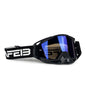 NAFEIB Motocross Glasses Motorcycle Sunglasses Man Windproof Protection Skiing Cycling Racing Off-Road Goggles Tear-off Film BK-BLUE
