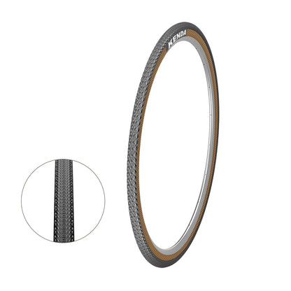 Kenda Bike Tires 700 x 25C 28C 32C 35C Premium Road Commuting Bicycle Tires with Retro Yellow Sidewalls High TPI for Enhanced K1185 700plus 35C China