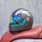 Full face motorcycle helmet - Classic design, suitable for both men and women, with safety protection certified by DOT 19 China