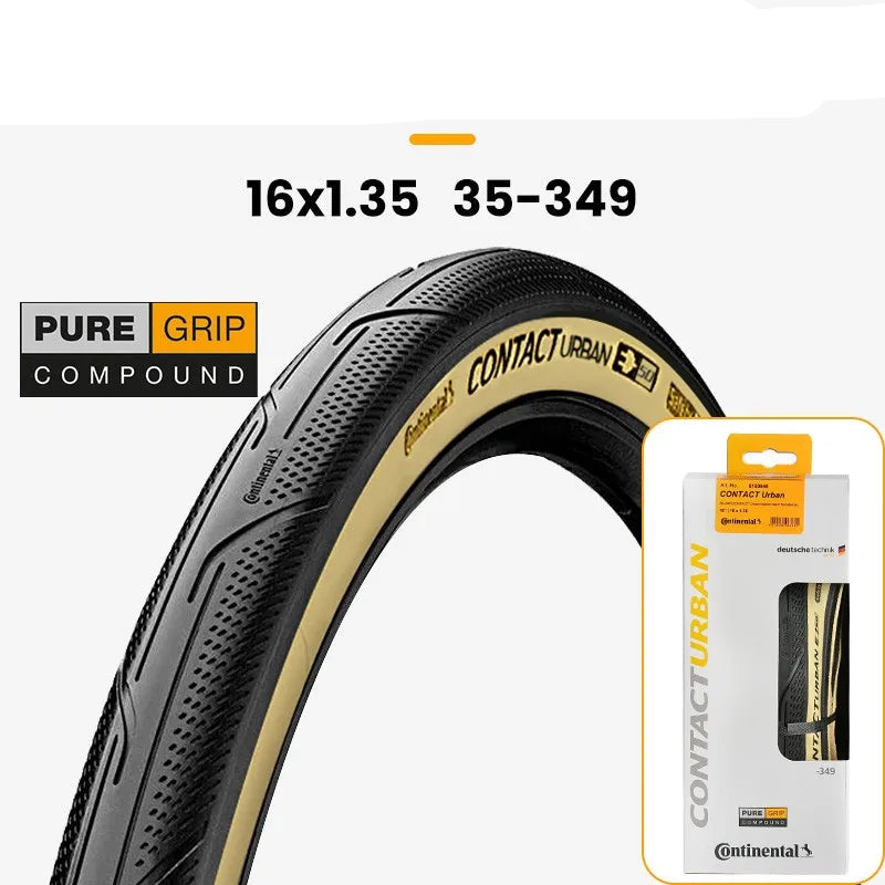 Continental contact urban foldable tire16 inch, 35-349 for Brompton 3, sixty pikes, 1piece