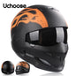 Scorpion Helmet Detachable Multi-purpose Combination Helmet Motorcycle Half Predator Helmet 13