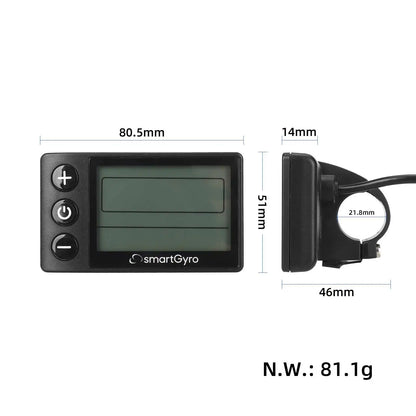 Original SmartGyro S866 Display with Waterproof Connector With USB Port Accessories For SmartGyro Electric Scooter Upgrade Parts