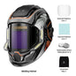 ANDELI True Color Welding Helmet Large Viewing Auto Darkening Electric Welding Mask with Side View 4 Arc Sensor for TIG MIG ARC MONER LED PRO CHINA