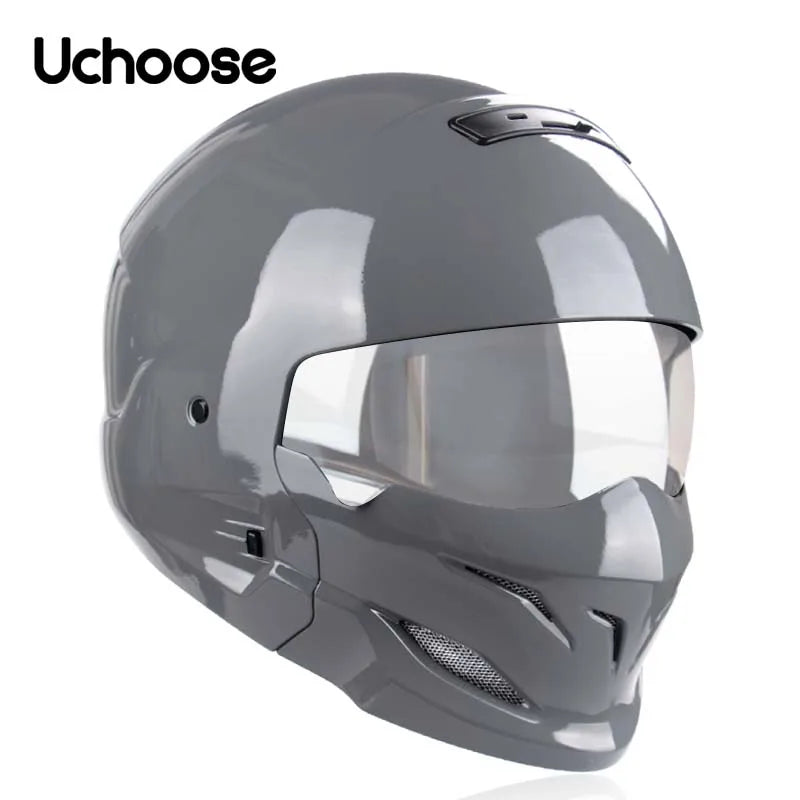 Scorpion Helmet Detachable Multi-purpose Combination Helmet Motorcycle Half Predator Helmet
