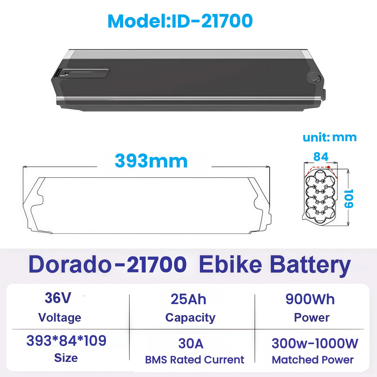36V-25Ah 21700-393