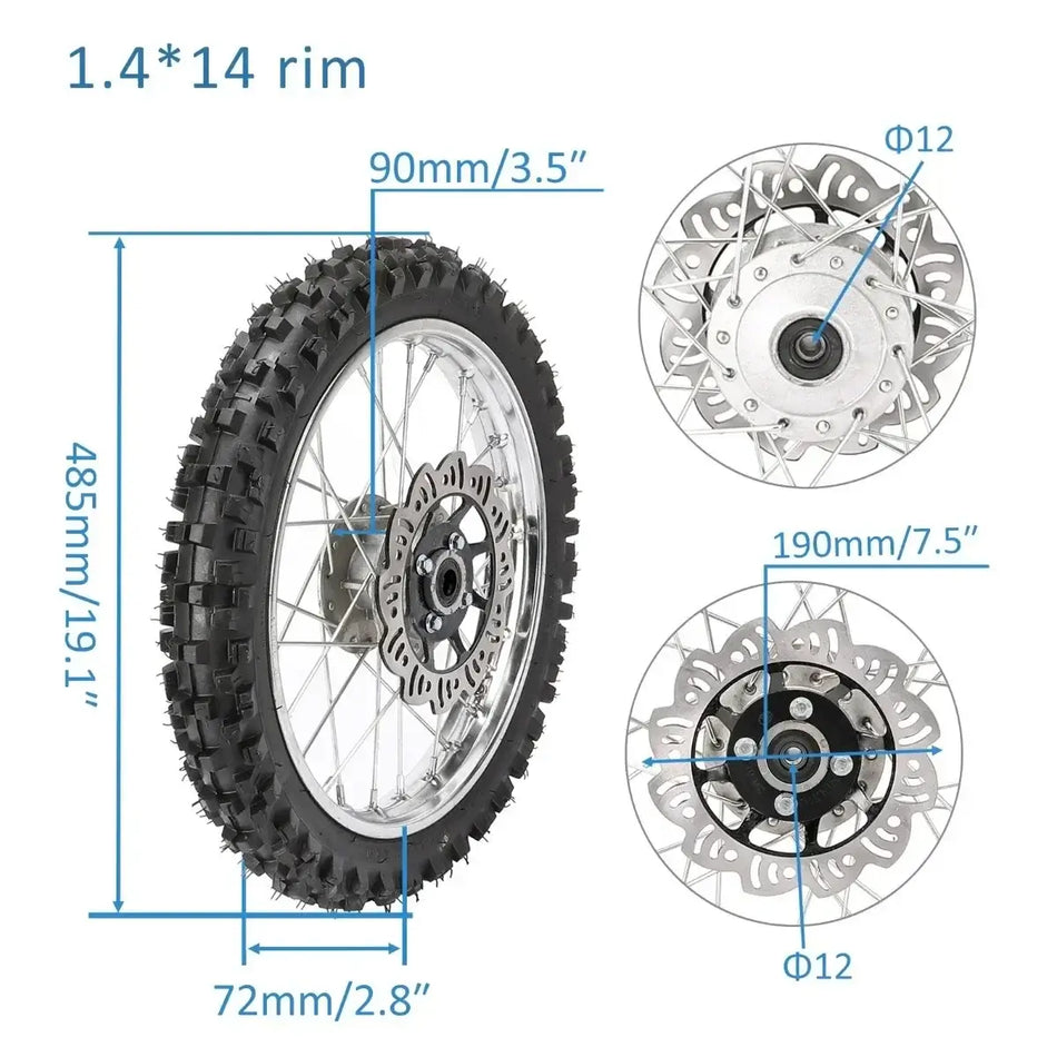 TDRPO Not a Whole Kit 630mm 25" Motorcycle Front Forks Shock For CRF50 CRF70 Apollo SSR Pit Dirt Bike 110CC 125CC 140CC
